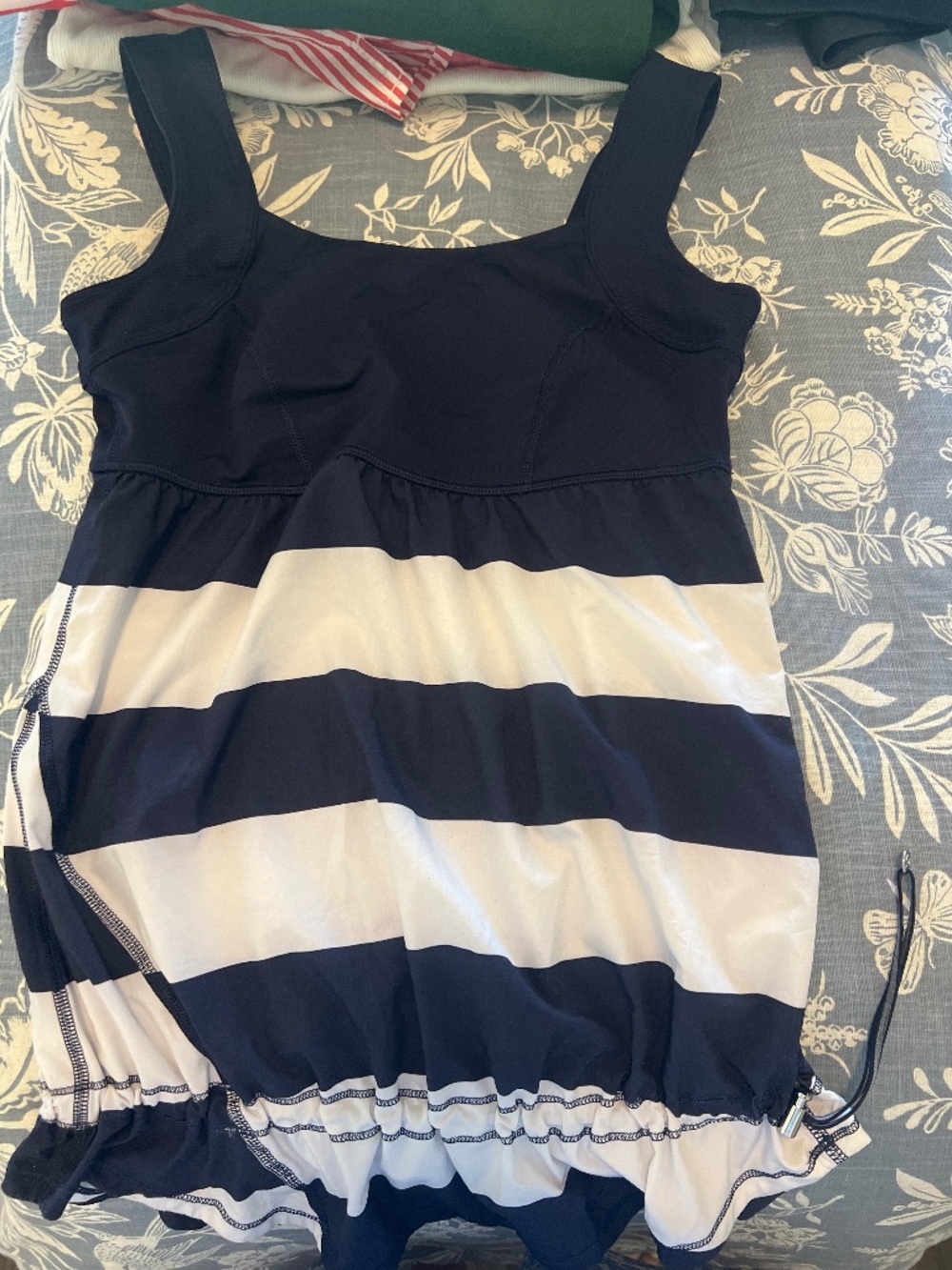 Lulu tank with drawstring